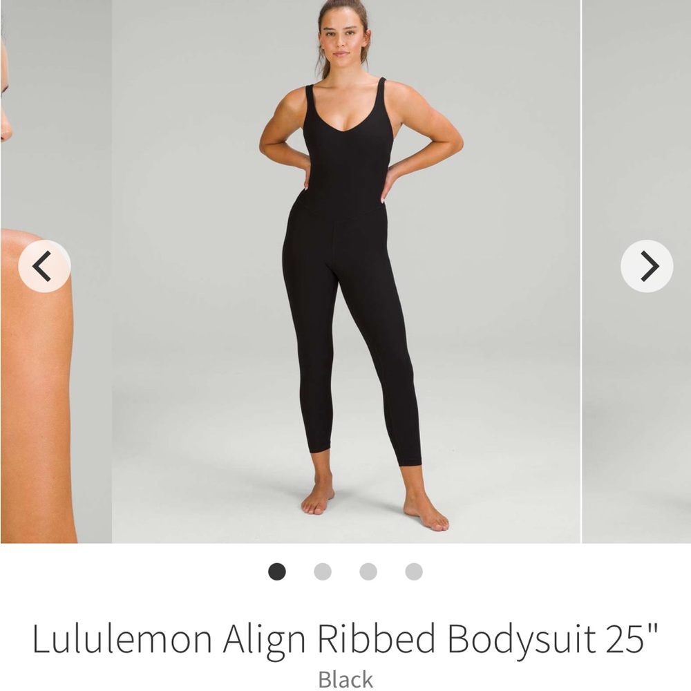 Lululemon align ribbed bodysuit 25”
